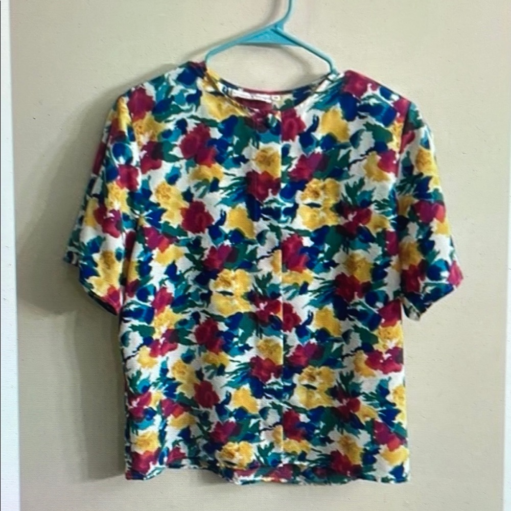 Floral Women's Blouse - Multicolor